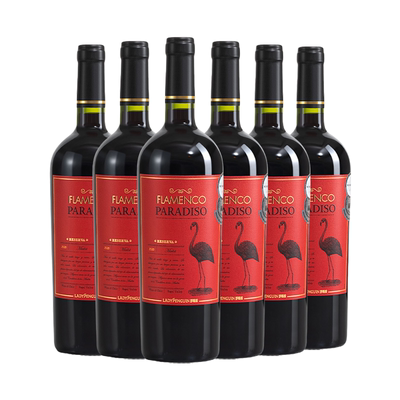 金狮酒庄如饴火烈鸟红酒白红鸟