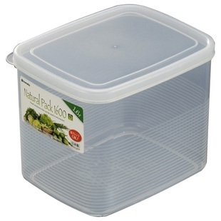 日本进口塑料盒冰箱专用保鲜盒可微波饭盒密封生鲜水果蔬菜收纳盒