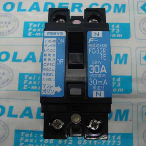 议价日本富士FUJI 漏电遮断器 FG32R-1E 2P 30A 30mA 有现货 原装