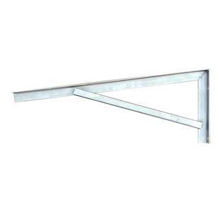 雨棚支架雨罩防水阳光棚彩钢不锈梁雨搭窗户热镀锌角铁角钢房檐架