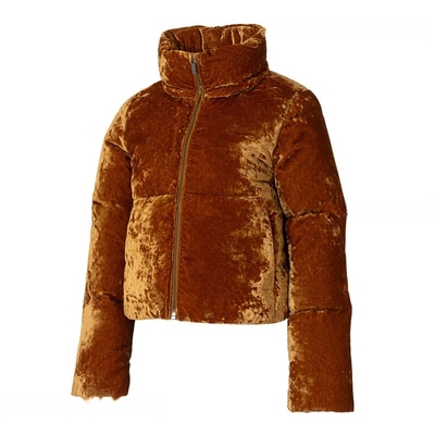 安德玛羽绒服女短款运动棉羽外套