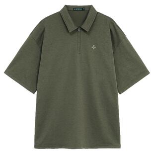 BD速干Polo衫男夏季透气休闲t恤简约纯色宽松短袖男大码