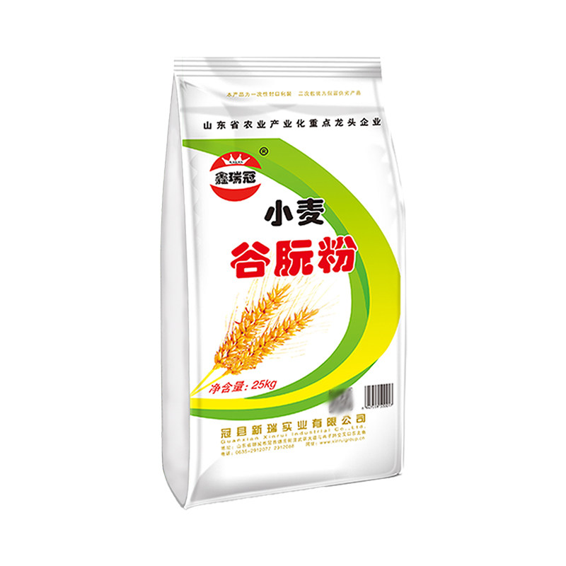 鑫瑞冠谷朊粉面筋粉商用阮谷粉食用谷朊烤面筋做面筋专用粉25kg