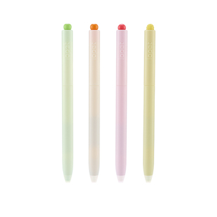 lopet乐派新品【鲜果扭扭可擦笔】热敏可擦中性笔学生作业低重心