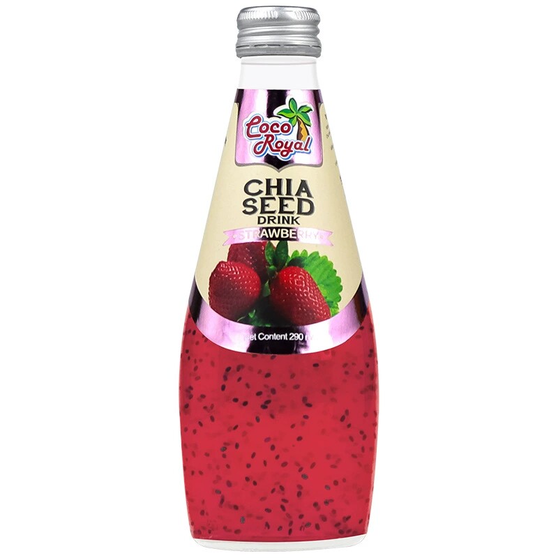 泰国进口 Coco Royal可可优奇亚籽荔枝汁果汁果味饮料 290ml*24瓶