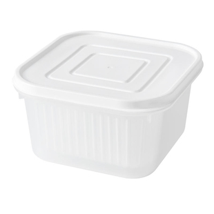 日本厨房葱花姜蒜蔬菜保鲜盒冰箱沥水保鲜收纳盒塑料食物密封盒子