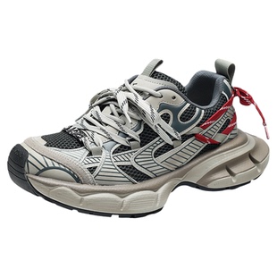 马克华菲男鞋2026新款老爹鞋男增高休闲运动鞋男款鞋子男百搭潮鞋