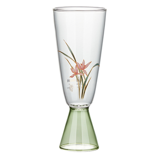 金灶TP-209耐热玻璃茶杯家用手工高足主人杯绿茶品茗杯个人专用杯