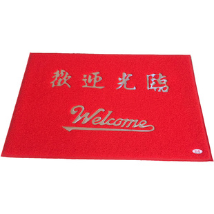 无模压印免开模订制定做印字logo喷绘PVC地毯喷丝圈地垫门口防水