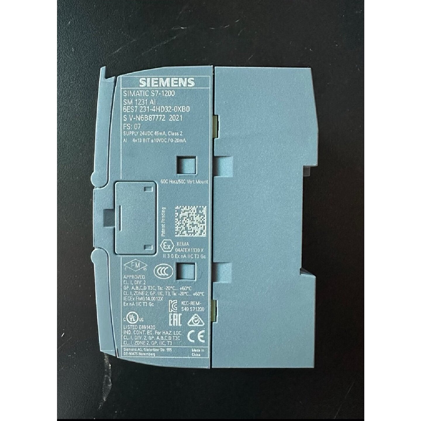 议价-西门子S71200SM1231AI6ES7231图片