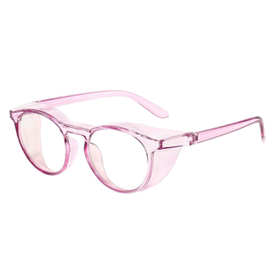 复古圆形框架防花粉眼镜防雾防蓝光眼镜防风沙飞沫全包围式防粉尘