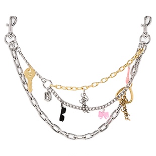 【七夕礼物】MARC JACOBS/莫杰 CHARM 金属墨镜钥匙设计链条肩带