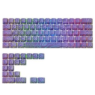 XVX《等高线2.0》幻彩键帽臻选图案透光个性侧刻IMD键帽wooting
