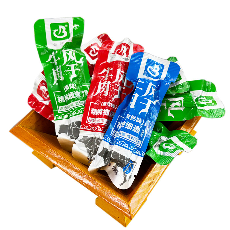 内蒙古特产百艺丰短条风干牛肉干