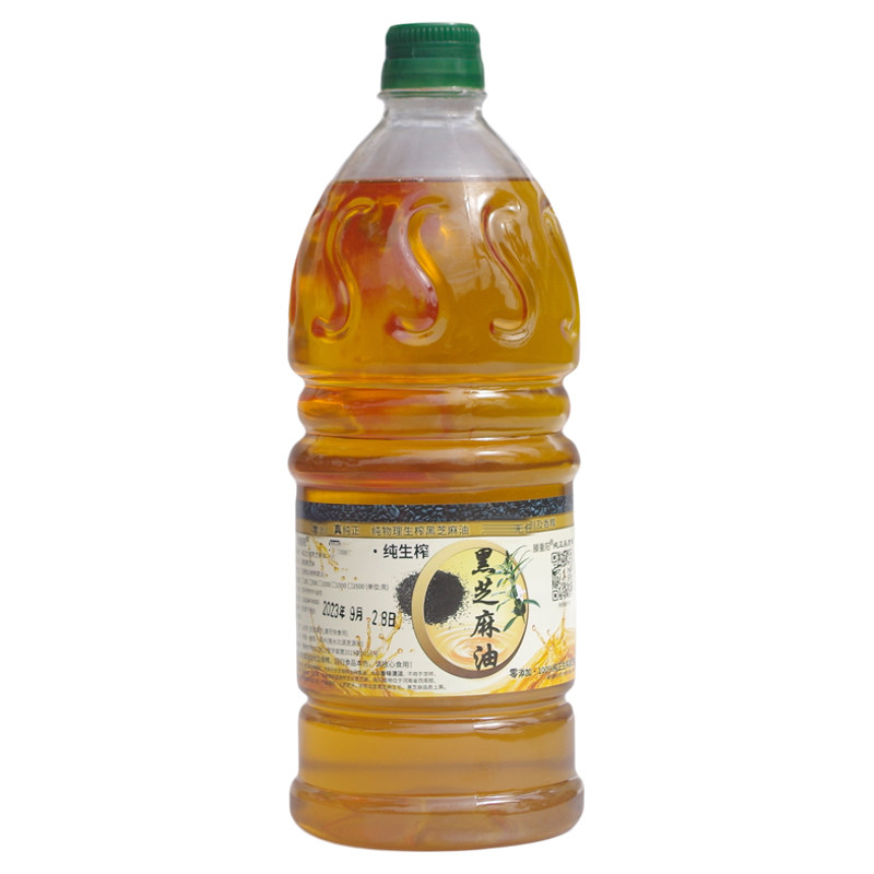生香油纯正炒菜瑜伽冷榨黑芝麻油