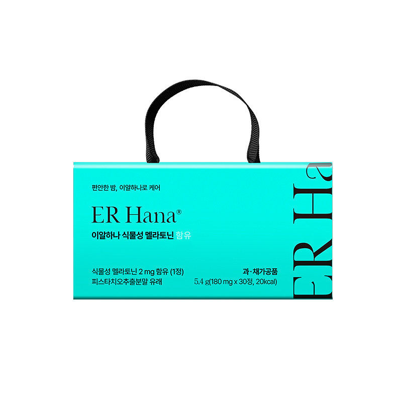 ERHana植物性褪黑素助眠30片/盒