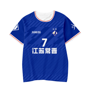 2026江苏常晋队服球员版足球衣服速干短袖T恤衫男女球迷服半袖体