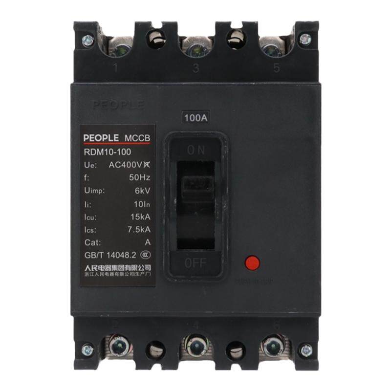 人民电器塑料外壳式断路器RDM10-100 160 400 630/3300 SE-160