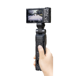 JJC适用索尼zv1手柄zve10 a7c2 zv1f a7m4/m3 a7r5 a7r4 a7r3 a6400黑卡7蓝牙遥控微单相机手持拍摄直播支架