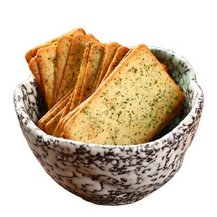 泰山娃海苔薄脆饼干酥脆薄饼休闲食品办公室代餐早餐零食小吃咸味