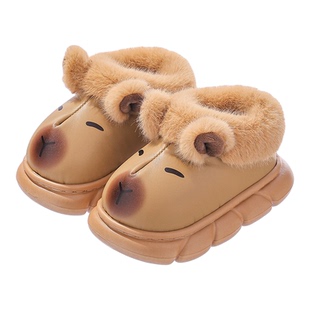 儿童棉拖鞋男童女童2025新款冬季加厚保暖防滑居家室内宝宝鞋外穿