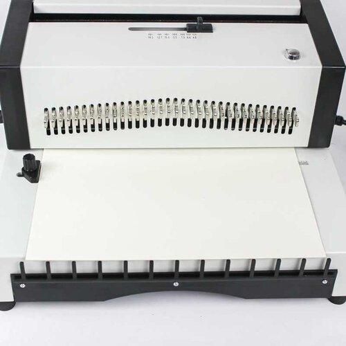 WE25A电动打孔机全抽刀活页圈多孔装订机A4可调孔数B526孔A520孔