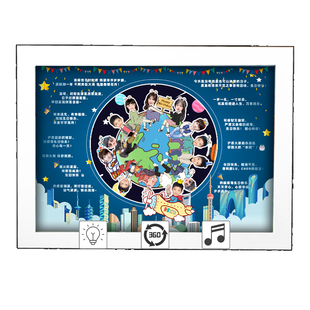 时光独白照片定制礼物音乐旋转情侣生日纪念团队创意领导离职退休