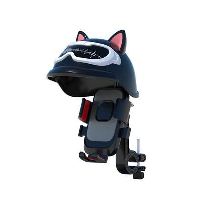 电动车手机架可爱头盔导航支架