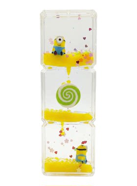 液体油滴沙漏解压创意桌面摆件送儿童生日礼物液体计时器减压神器