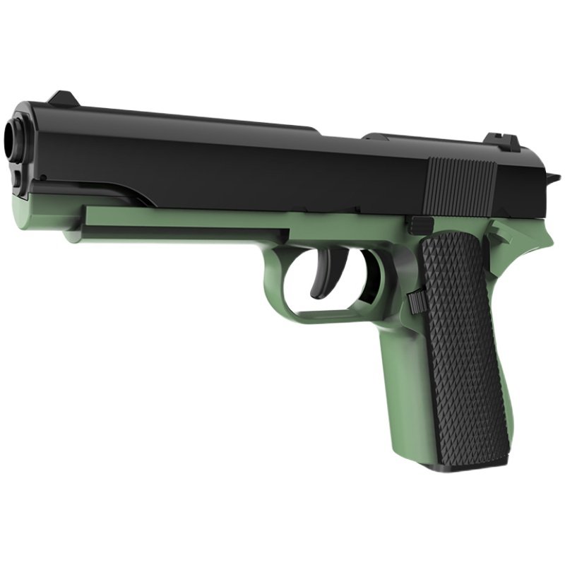 USP格洛克M1911连发手枪反吹空挂射击抛壳玩具枪儿童男孩塑料子弹