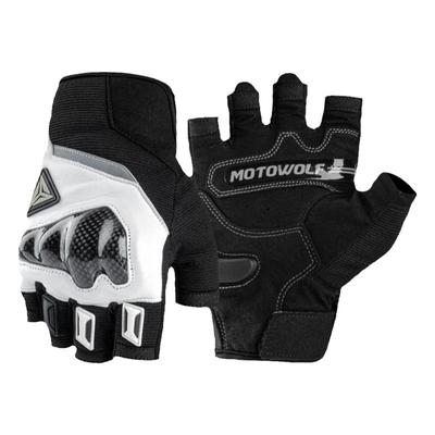 摩多狼手套碳纤真皮防摔透气男女