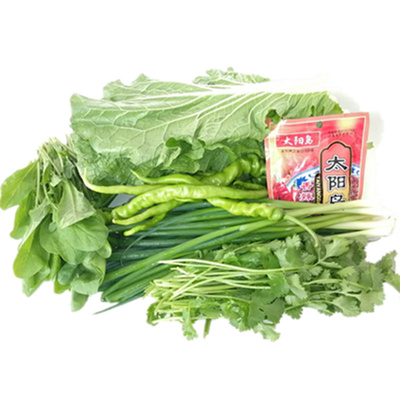 东北大白菜叶子农家饭组合