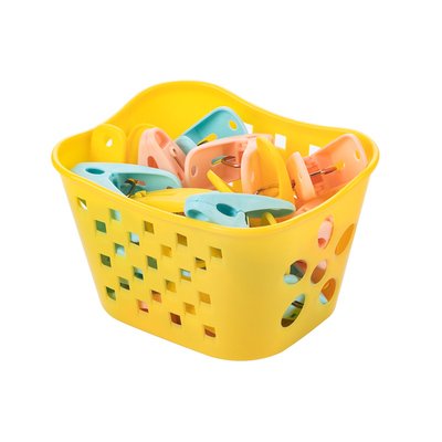 茶花夹子衣架防风塑料晒衣夹被子的固定小晾衣夹衣服大凉衣夹家用