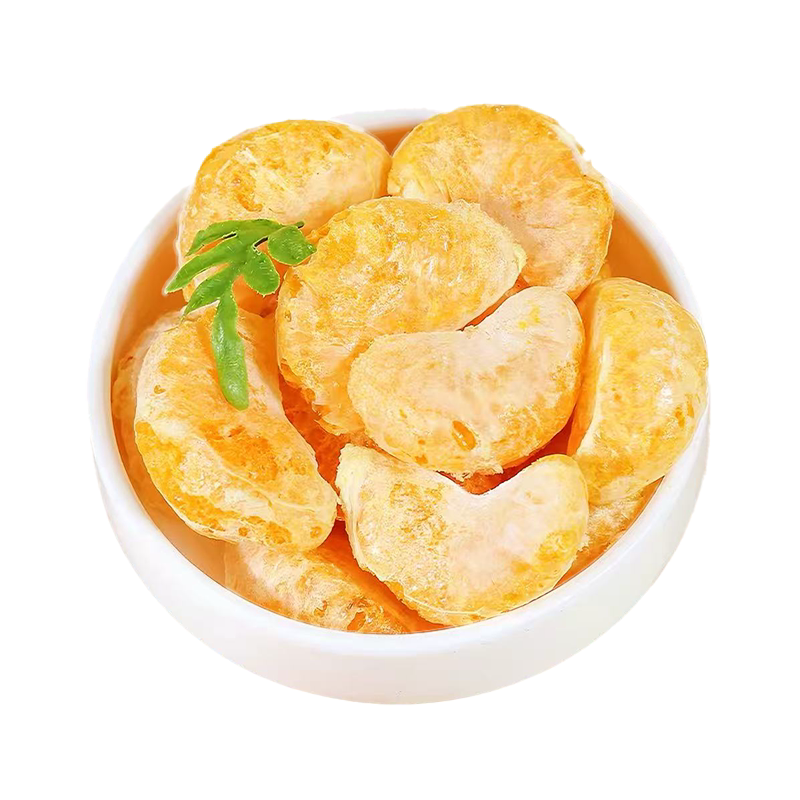冻干桔子干原味橘子片果脯橘子块脆蜜橘干即食蜜桔干橘子瓣水果干