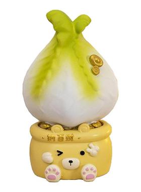 新款创意招财摆件不焦虑纳百财