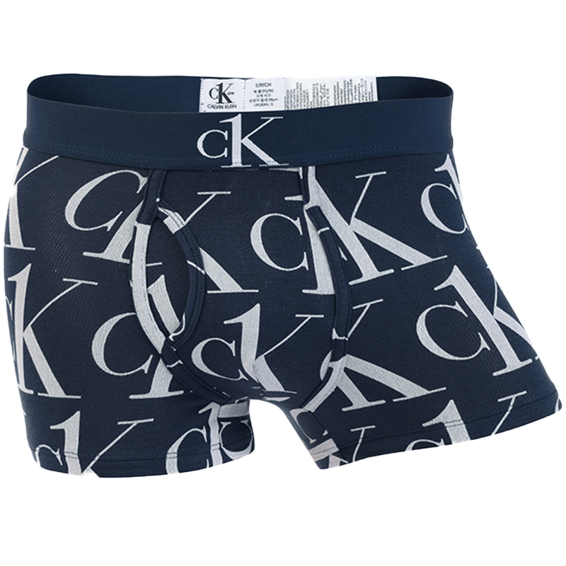 Calvin Klein/凯文克莱男士休闲印花平角内裤时尚新款单条装内裤