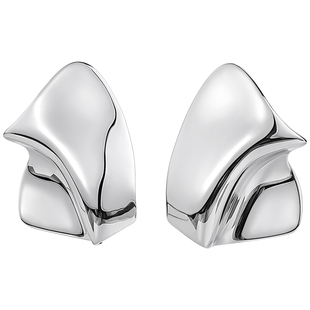 白岚925银耳钉小众设计感轻奢气质耳环女复古耳饰ED3572