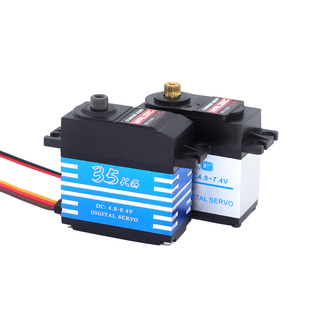 20kg 35kg舵机金属齿伺服1/10 1/8越野大脚短卡四驱遥控车油车用