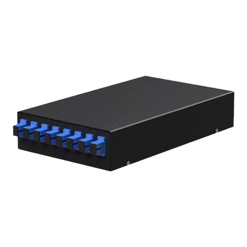 光纤终端盒4口8口12口24口48口SC/FC/LC熔接盒熔纤盒光缆尾纤接线电信级机架式光纤接线盒