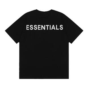 阿伦777 Fear Of God FOG Essentials 19FW3M反光字母短袖T恤男