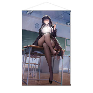 碧蓝航线 吾妻 二游谷子周边日式贡缎挂画海报墙贴墙纸定制