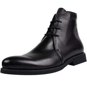 新品促销OMDE男靴 男士英伦软牛皮软底正装商务靴 真皮短靴