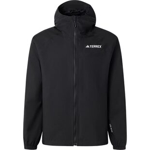 Adidas阿迪达斯防风外套男正品透气运动连帽梭织户外冲锋衣JN8804