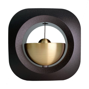 多巴胺磁吸门式风铃半月船日系手工冰箱贴入户铜铃铛响声乔迁礼物