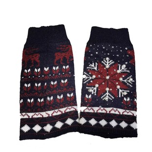 宽松羊绒袖套（无手指洞）洋气春季秋冬保暖女半指毛线手套假袖子