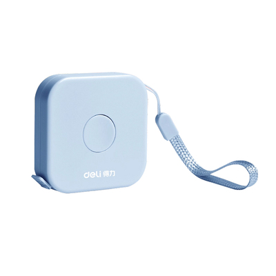 得力卷尺2m马卡龙迷你软皮卷尺子