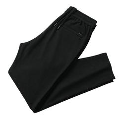 木林森冬季男士松紧裤加绒加厚