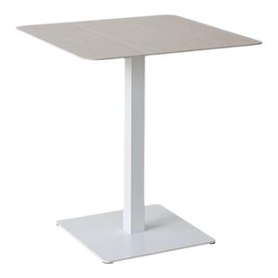 轻奢洞石岩板餐桌家用小户型方形休闲咖啡厅奶茶店接待会客洽谈桌