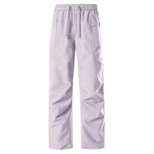 稻草人三合一冲锋裤女秋冬季加绒保暖户外登山防风防水小个子裤子