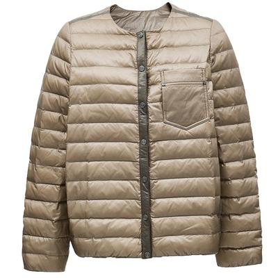 ONLY90白鸭绒简约圆领羽绒服